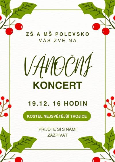 Vánoční koncert 19.12.2024